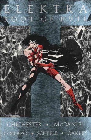 Elektra (1st Series) 1 published by Marvel with cover art by Scott McDaniel