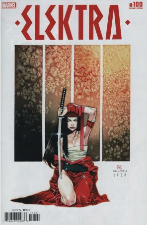 Elektra (2nd Series) 100A published by Marvel with cover art by Dike Ruan