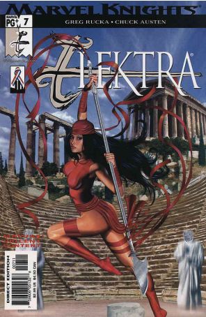 Elektra (3rd Series) 7 published by Marvel with cover art by Greg Horn