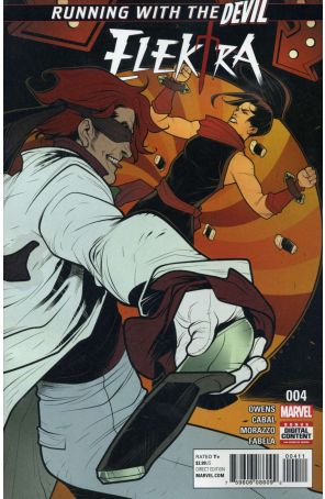 Elektra (5th Series) 4 published by Marvel with cover art by Elizabeth Torque