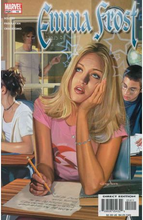 Emma Frost 14 published by Marvel with cover art by Greg Horn