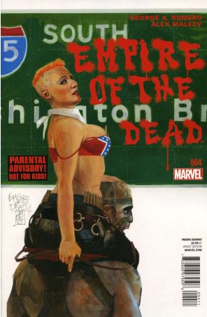Empire of the Dead: Act One (George Romero's) 4 published by Marvel with cover art by Alex Maleev
