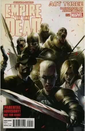 Empire of the Dead: Act Three (George Romero's) 5 published by Marvel with cover art by Francesco Mattina