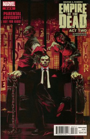 Empire of the Dead: Act Two (George Romero's) 3 published by Marvel with cover art by Alexander Lozano