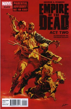 Empire of the Dead: Act Two (George Romero's) 5 published by Marvel with cover art by Alexander Lozano