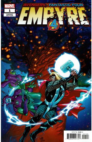 Empyre 1M published by Marvel with cover art by Pasqual Ferry