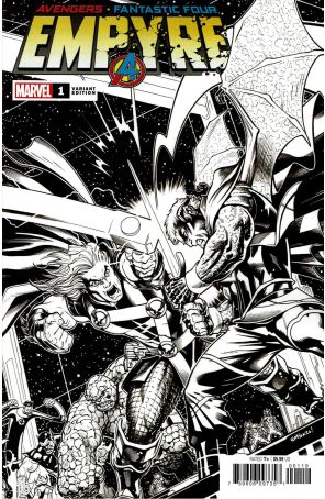 Empyre 1N published by Marvel with cover art by Ed McGuinness