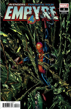 Empyre 2F published by Marvel with cover art by Humberto Ramos