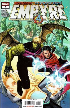Empyre 5 published by Marvel with cover art by Jim Cheung