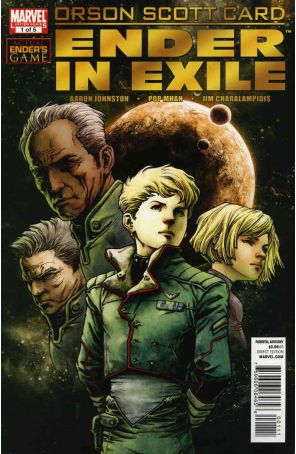 Ender in Exile (Orson Scott Card's) 1 published by Marvel with cover art by Sebastian Fiumara