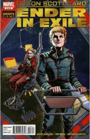 Ender in Exile (Orson Scott Card's) 3 published by Marvel with cover art by Sebastian Fiumara