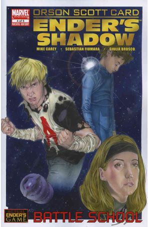 Ender's Shadow: Battle School 4 published by Marvel with cover art by Timothy Green II