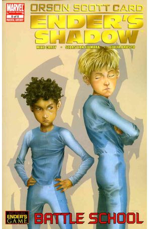 Ender's Shadow: Battle School 5 published by Marvel with cover art by Timothy Green II