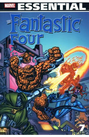 Essential Fantastic Four TPB 7 published by Marvel with cover art by Gil Kane