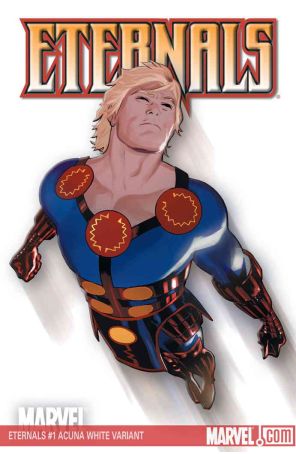 Eternals (4th Series) 1C published by Marvel with cover art by Daniel Acuña