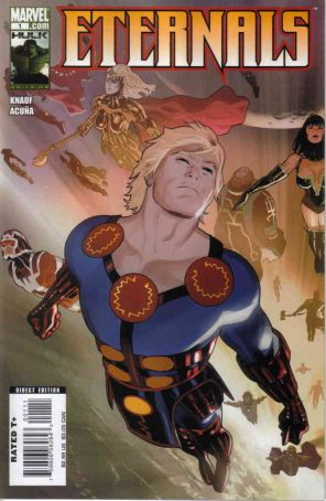 Eternals (4th Series) 1 published by Marvel with cover art by Daniel Acuña