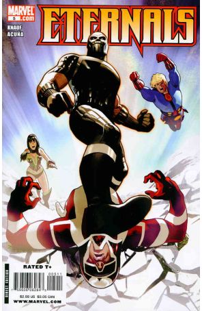 Eternals (4th Series) 5 published by Marvel with cover art by Daniel Acuña
