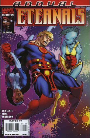 Eternals (4th Series) Annual 1 published by Marvel with cover art by Ed McGuinness