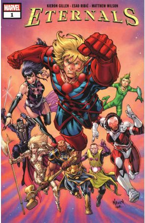 Eternals (5th Series) 1A published by Marvel with cover art by Todd Nauck