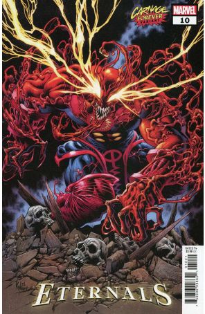 Eternals (5th Series) 10B published by Marvel with cover art by Kyle Hotz