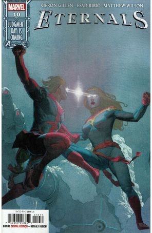 Eternals (5th Series) 10 published by Marvel with cover art by Esad Ribic