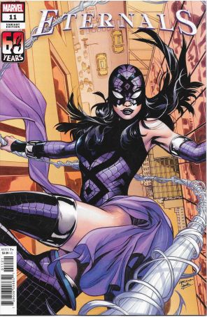 Eternals (5th Series) 11A published by Marvel with cover art by Emanuela Lupacchino