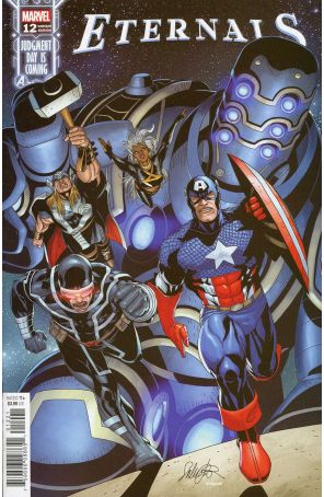Eternals (5th Series) 12A published by Marvel with cover art by Salvador Larroca
