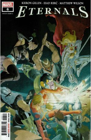 Eternals (5th Series) 6 published by Marvel with cover art by Esad Ribic