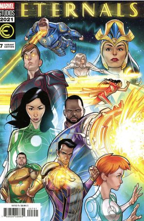 Eternals (5th Series) 7D published by Marvel with cover art by Clayton Henry