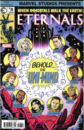 Eternals (5th Series) 8C published by Marvel with cover art by Chris Wahl