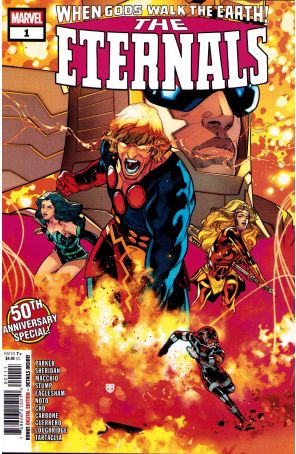 Eternals 50th Anniversary Special 1 published by Marvel with cover art by Michael Cho