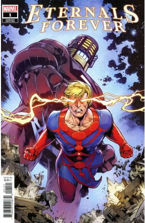 Eternals Forever 1A published by Marvel with cover art by Juan Frigeri
