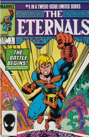 Eternals (Ltd. Series) 1 published by Marvel with cover art by Walt Simonson