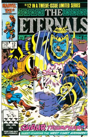 Eternals (Ltd. Series) 12 published by Marvel with cover art by Walt Simonson