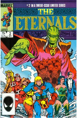 Eternals (Ltd. Series) 2 published by Marvel with cover art by Walt Simonson