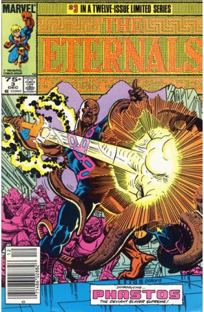 Eternals (Ltd. Series) 3 (Newsstand) published by Marvel with cover art by Keith Pollard