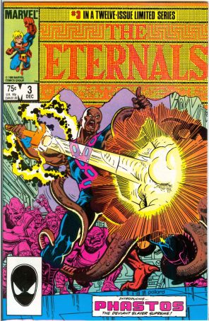 Eternals (Ltd. Series) 3 published by Marvel with cover art by Keith Pollard