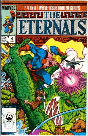 Eternals (Ltd. Series) 4 published by Marvel with cover art by Keith Pollard