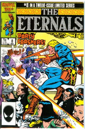 Eternals (Ltd. Series) 8 published by Marvel with cover art by Keith Pollard