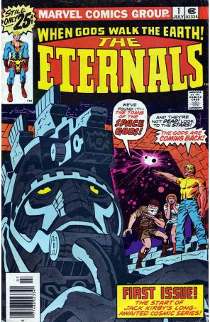 The Eternals 1 published by Marvel with cover art by Jack Kirby