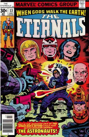 The Eternals 13 published by Marvel with cover art by Jack Kirby
