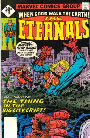 The Eternals 16B published by Marvel with cover art by Jack Kirby