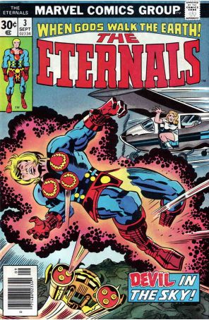 The Eternals 3 published by Marvel with cover art by Jack Kirby