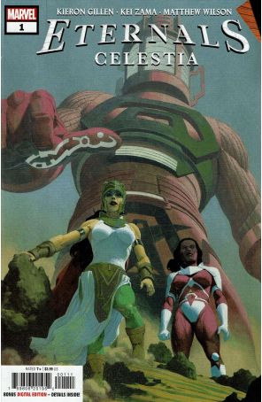 Eternals: Celestia 1 published by Marvel with cover art by Esad Ribic