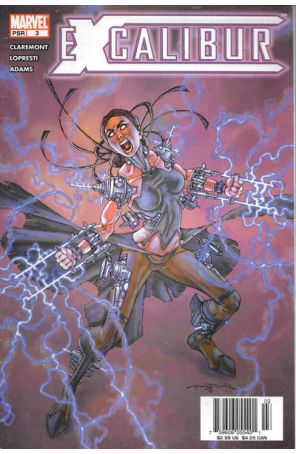 Excalibur (2nd Series) 3 (Newsstand) published by Marvel with cover art by Andy Park