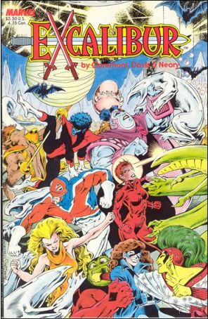Excalibur: The Sword Is Drawn 1 (2nd) published by Marvel with cover art by Alan Davis