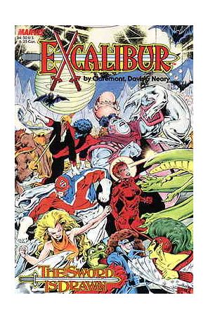 Excalibur: The Sword Is Drawn 1 (3rd) published by Marvel with cover art by Alan Davis