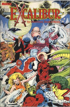 Excalibur: The Sword Is Drawn 1A published by Marvel with cover art by Alan Davis