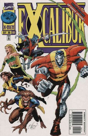 Excalibur 101 published by Marvel with cover art by Robert Jones