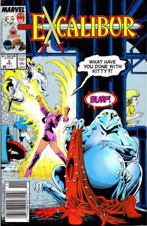 Excalibur 2 (Newsstand) published by Marvel with cover art by Alan Davis